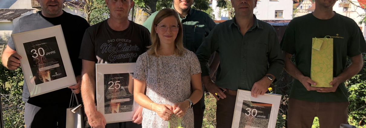 Jubiläumsfrühstück bei strahlendem Sonnenschein