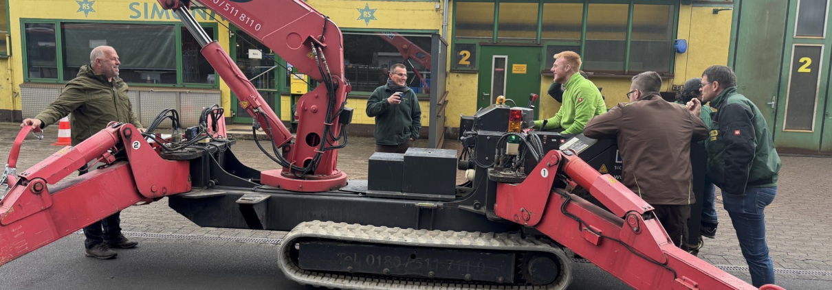 Sicheres Arbeiten mit dem Kran – ein Schulungstag bei SIMONMETALL