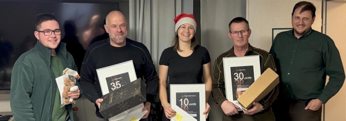 Gemeinsam durch die Jahre &ndash; unsere Mitarbeiterehrung 2025